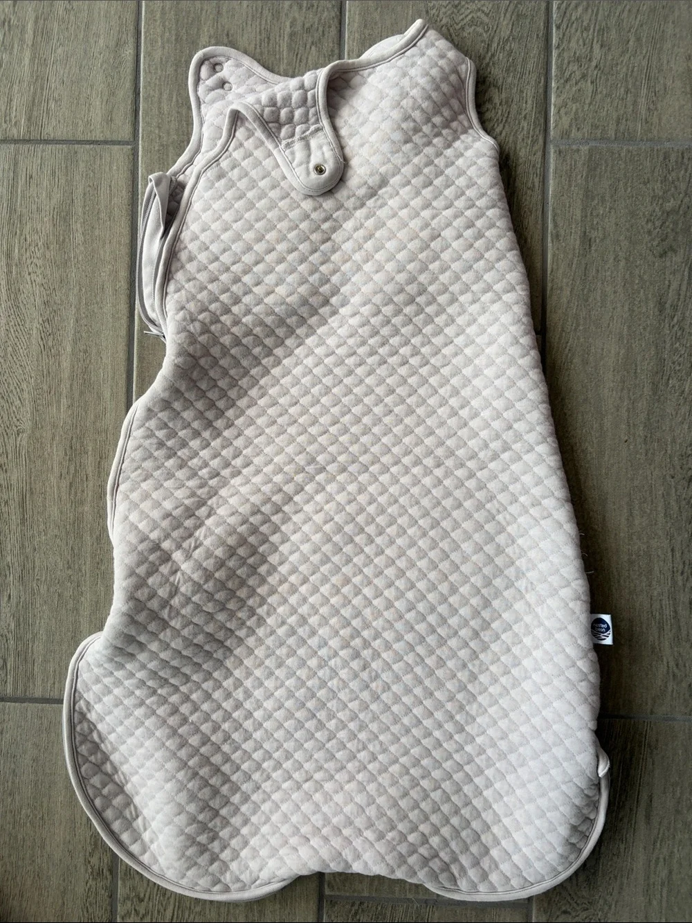Nested Bean Quilted Sleep Sack in Light Tan
